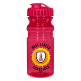 20 Oz. Poly-Clear Fitness Bottle with Super Sipper Lid - #403427