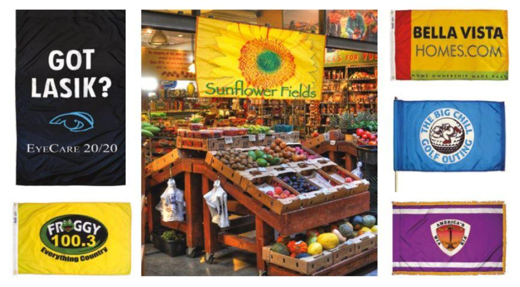 Single Sided Flags - SKU# 403476