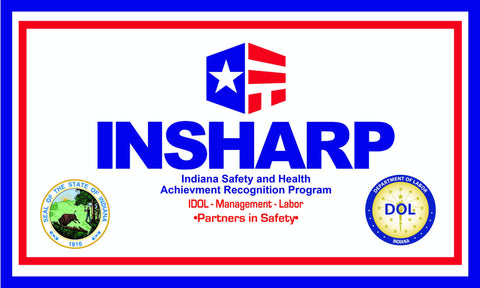 Indiana SHARP Flag Double Sided - #403539