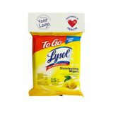 15 Ct. Lysol® On The Go Disinfecting Wipes  - #403718