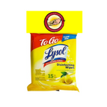 15 Ct. Lysol® On The Go Disinfecting Wipes  - #403718
