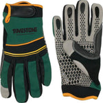 Sythetic Leather Palm Mechanic Glove - Green - #403812
