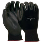 Seamless Knit Glove - Black - #403817