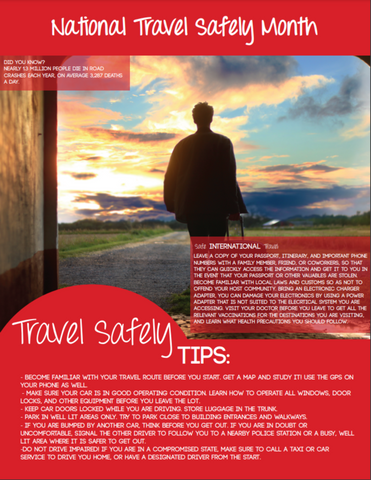 National Travel Safely Month Poster - #403866P