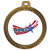 Medal 3D Wreath & Star Border  - #403906