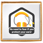 Hearing Protection Lapel Pin - #404103