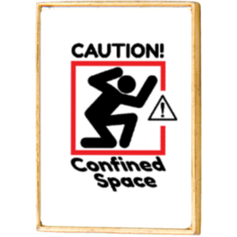 Confined Space Lapel Pin - #404122