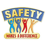 Safety Makes a Difference Soft Enamel Lapel Pin - #402952