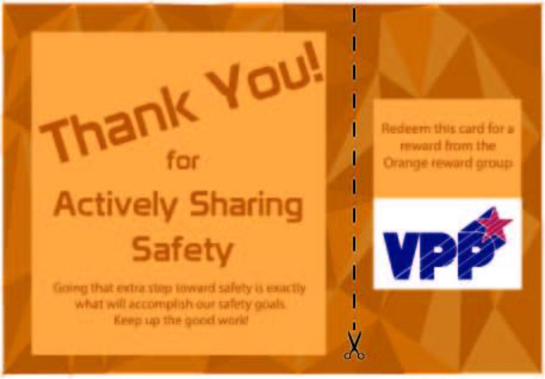Actively Sharing Safety Employee Engagement Program Package Containing Cards and Prizes - #401966