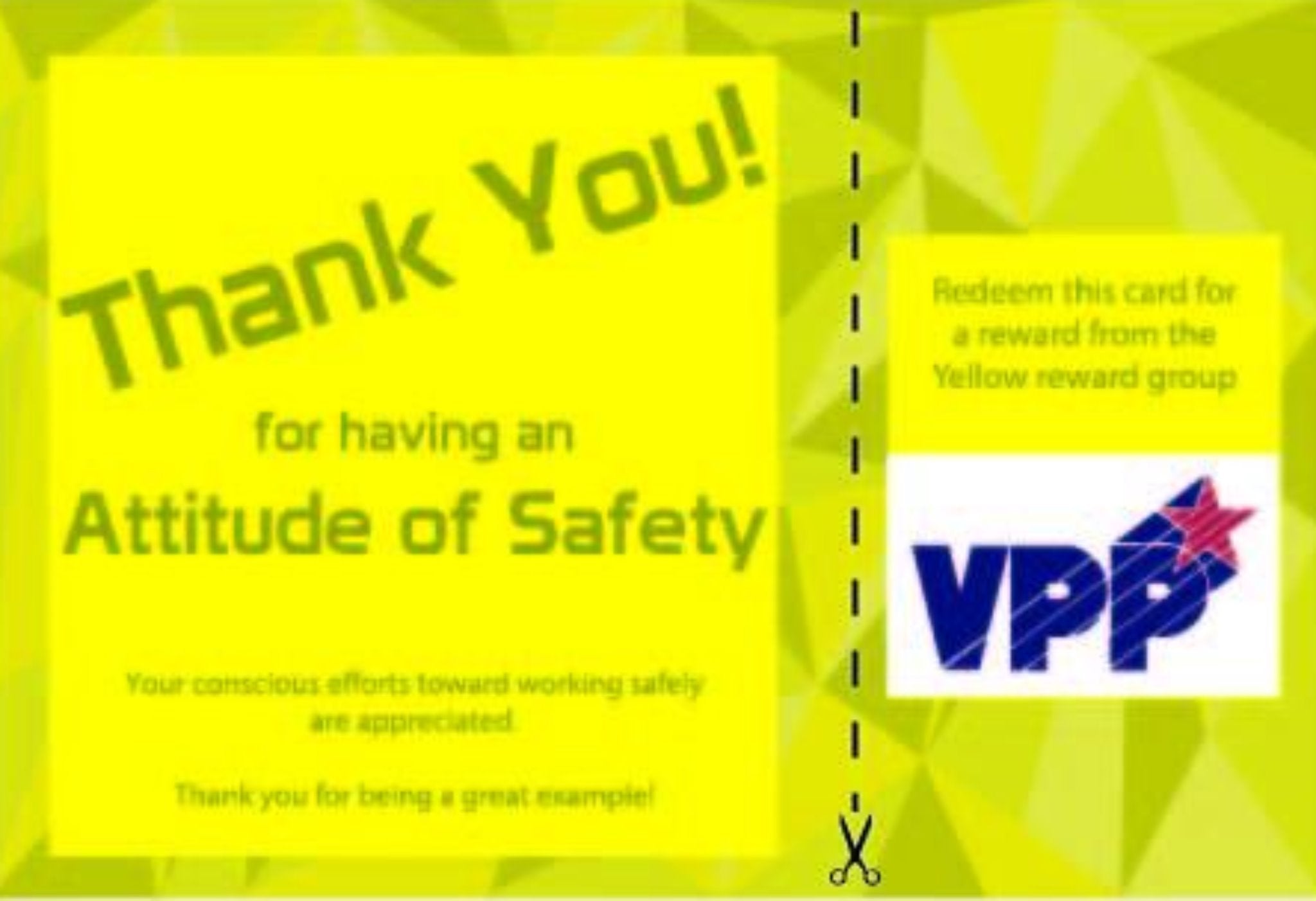 Attitude of Safety Employee Engagement Program Package Containing Cards and Prizes - #401965