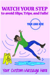 Caution Fall Poster - #401132P