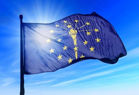 Indiana Outdoor State Flag - #402804