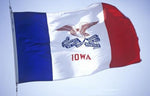 Iowa Outdoor State Flag - #402805