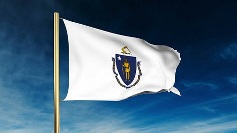 Massachusetts Outdoor State Flag - #402811