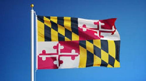 Maryland Outdoor State Flag - #402810