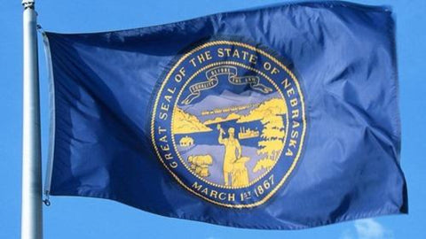 Nebraska Outdoor State Flag - #402817