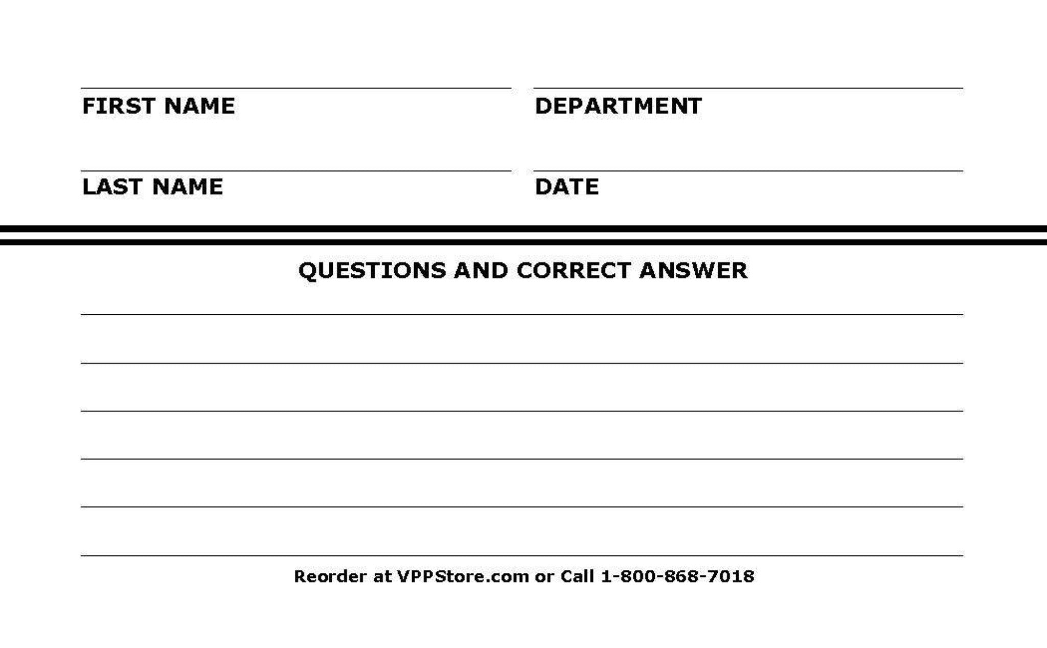 Driver Safety 360 Walk Around True/False Knowledge Card Package - #402732