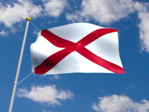 Alabama Outdoor State Flag - #402786