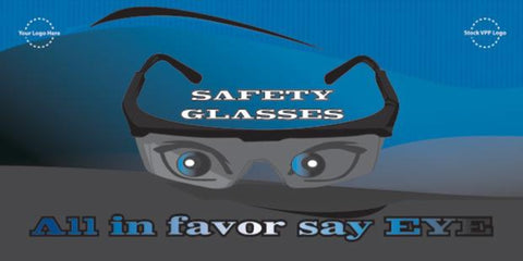 Safety Glasses Banner  - #403378B
