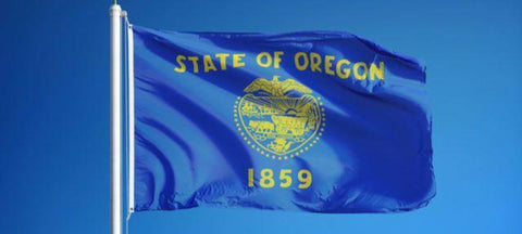 Oregon Outdoor State Flag - #402827